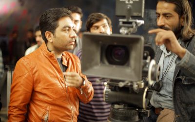 Aamir Yousaf During the shoot of Ibrar ul haq's Music Video