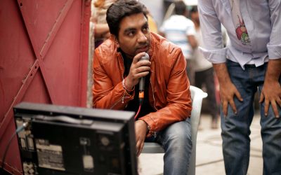 Aamir Yousaf During the shoot of Ibrar ul haq's Music Video