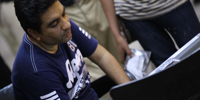 director Aamir yousaf on set Janbaaz