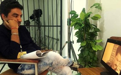 Director aamir yousaf on set janbaaz